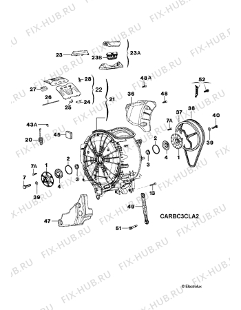 Взрыв-схема стиральной машины Zanussi ZWT10120 - Схема узла Functional parts 267